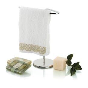 Porta Toalha Toalheiro Banheiro Bancada Acquaset Aço Inox Pia Lavabo Organizador