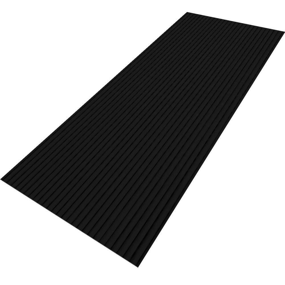 Passadeira Emborrachada Antiderrapante PVC 3,00Mx45Cm Preto