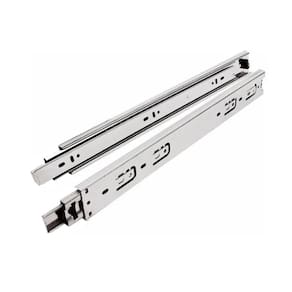 Corrediça gaveta trilho zincada telescópica 30 x 350mm rayco