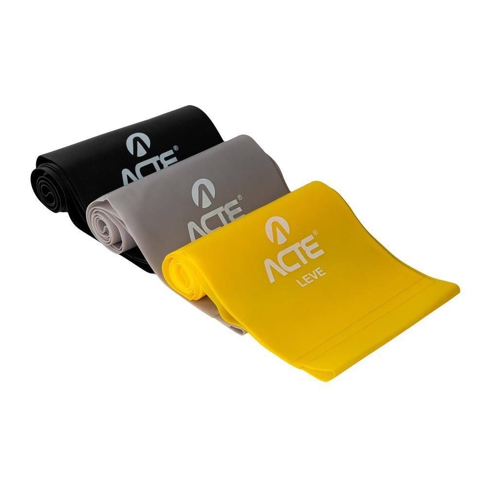 Kit faixas em látex band 3 intensidades amarelo azul