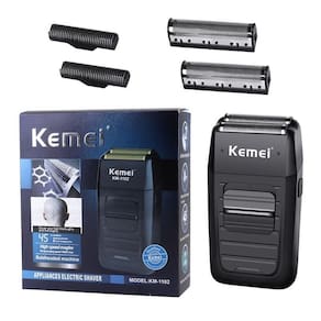 Maquina barbeador kemei km-1102 cordless profissional bivolt