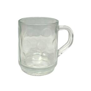 Jogo canecas de vidro lisa café cappuccino 6 unidades 265ml