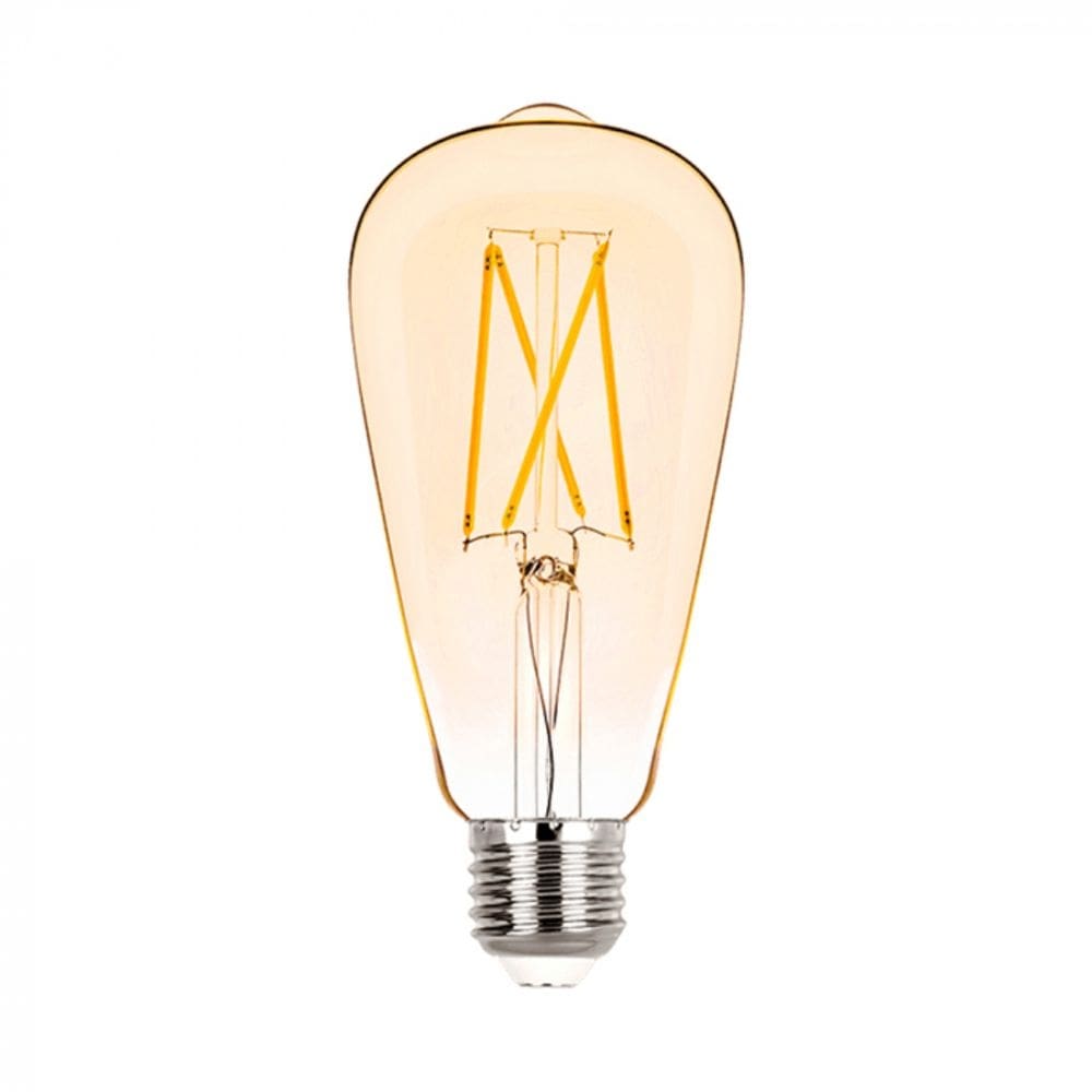 Lâmpada ST64 FILAMENTO LED AMBAR VINTAGE E27 2700K