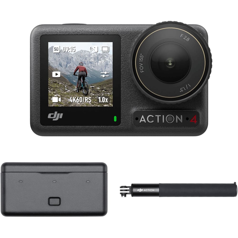 Câmera DJI Osmo Action 4 Adventure Combo