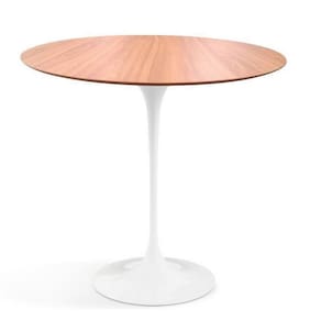 Mesa Lateral Tulipa Saarinen Redonda 51 cm - Freijó