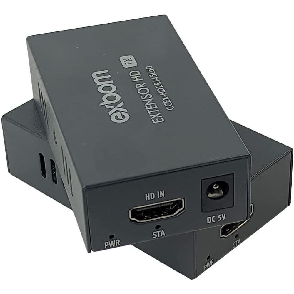 Extensor hdmi 60metros 3d cat5/cat6 via cabo rede rj45 1080p