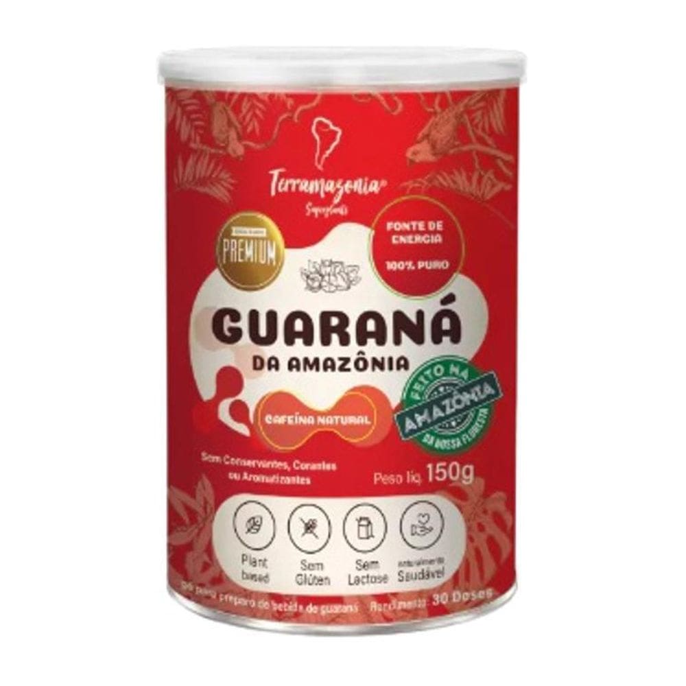 Guaraná em pó sem glúten terramazonia 150g