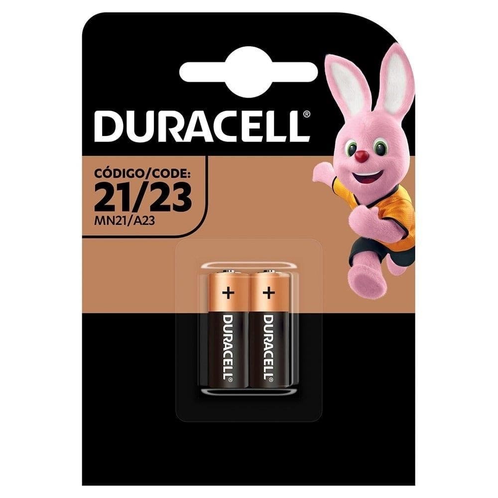 Pilha Duracell Alcalina MN21/A23 - Embalagem com 2 Unidades