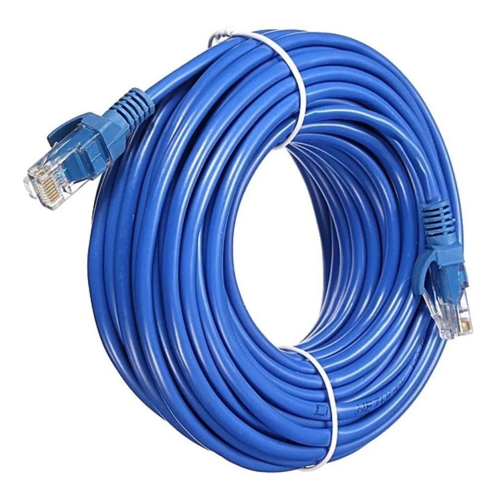 Cabo de rede internet patch cord rj 45 cat5 15 metros