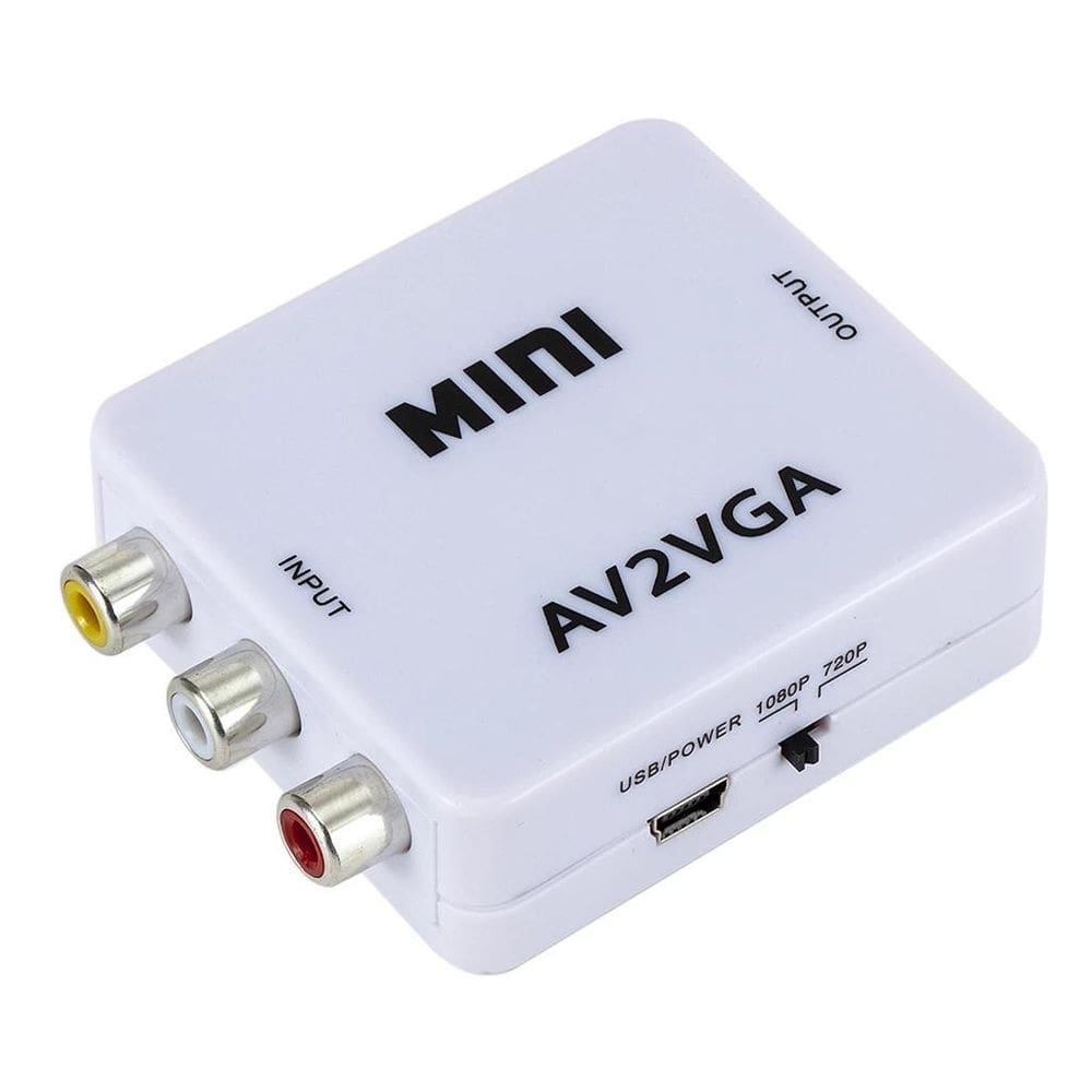 Mini conversor de video av para vga