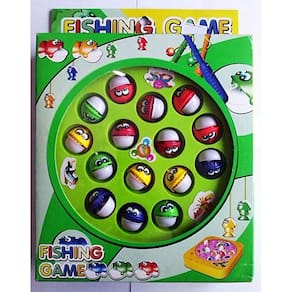 Brinquedo pega peixe pesca maluca 15 peixes - 3 jogadores