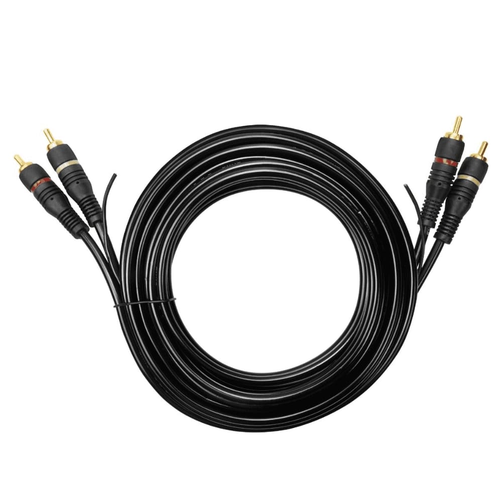 Cabo de Audio EVUS Standard C-018 GOLD 2RCA+2RCA Macho 3METROS