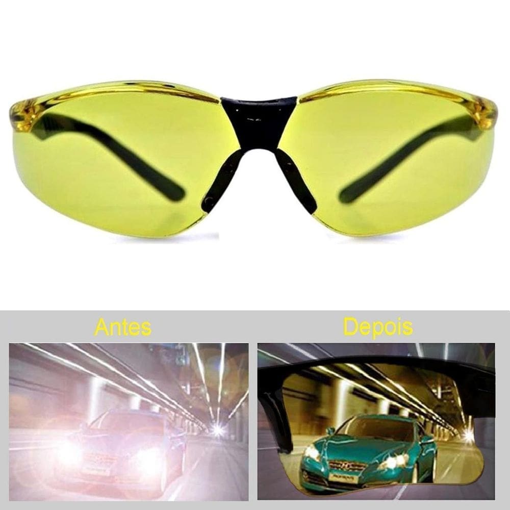 Óculos para dirigir a noite anti luz azul ciclismo moto bike