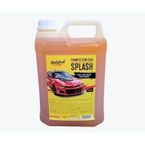 Shampoo com cera de carnaúba automotivo splash 5 litros