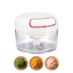Mini Processador De Alimentos Manual Vermelho 200Ml