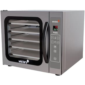 Forno Convector Pudim 54 Litros Inox Com 5 Assadeiras Lisas WCPP-535 Wictory