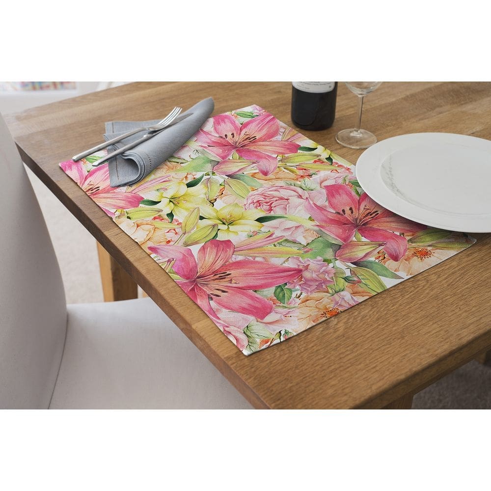 Jogo Americano Retangular 4 Lugares - Mesa Posta G00003