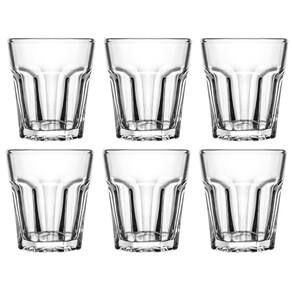 Jogo 6 copos shot de vidro casual 45ml class home