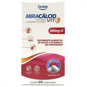 Miracalcio vit d 600mg 60cp