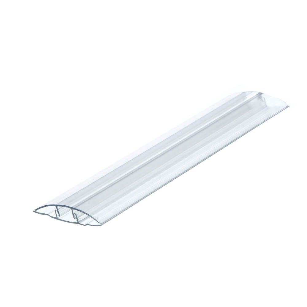 Perfil H de emenda em Policarbonato Cristal - 10mm - 6,00m