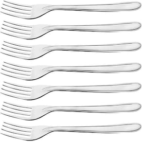 6 Garfos De Mesa Inox Oriente 18Cm