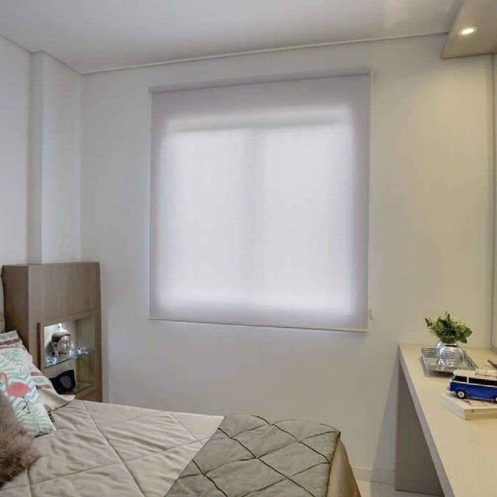 Persiana Rolo Screen 3% Cinza - 1,80m x 2,00m