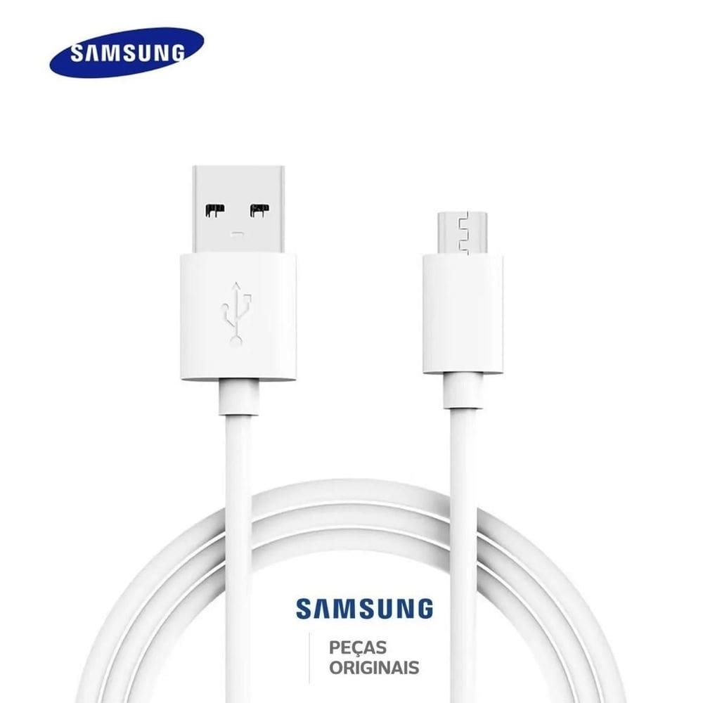 Cabo  samsung usb v8 branco