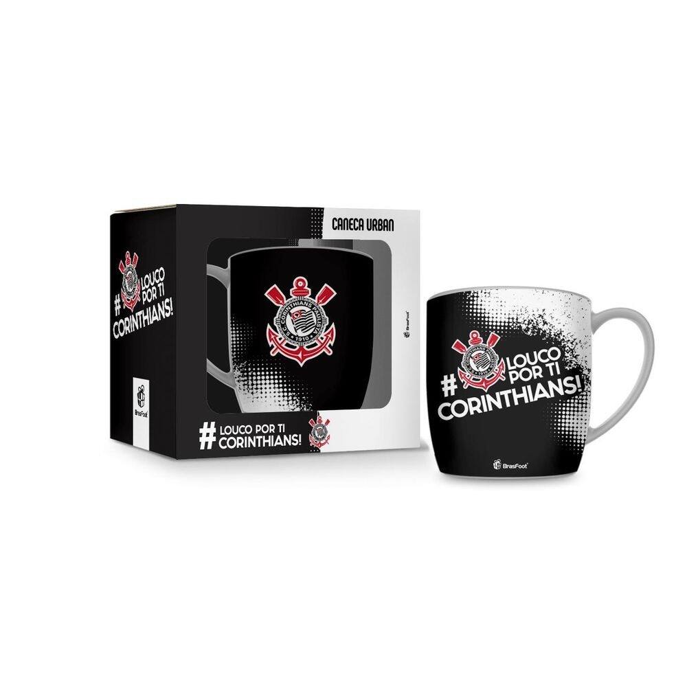 Caneca do corinthians xicara de porcelana oficial licenciado