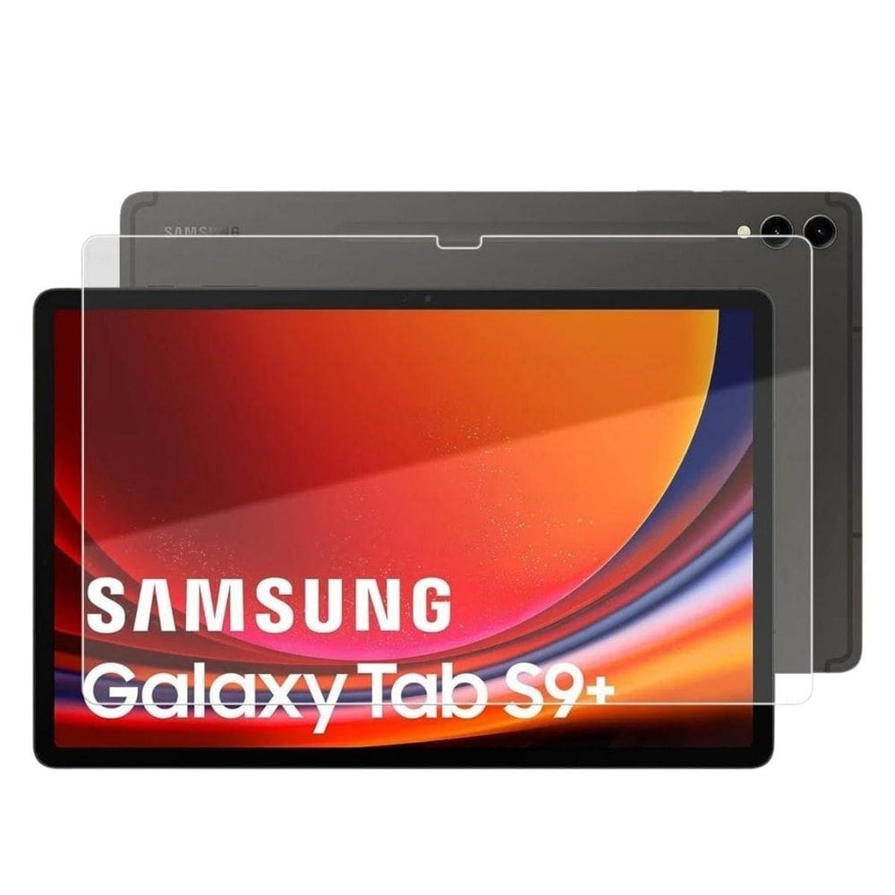 Película vidro temperado para samsung galaxy tab s9+ 12.4