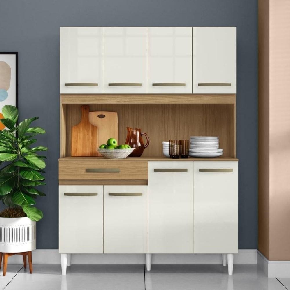 Armário de Cozinha Compacta 8 Portas Cosina 120cm