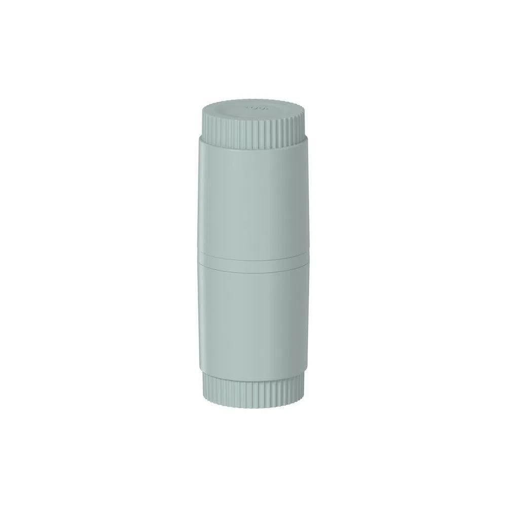 Porta escova pasta dente banheiro dental com tampa fosco ou