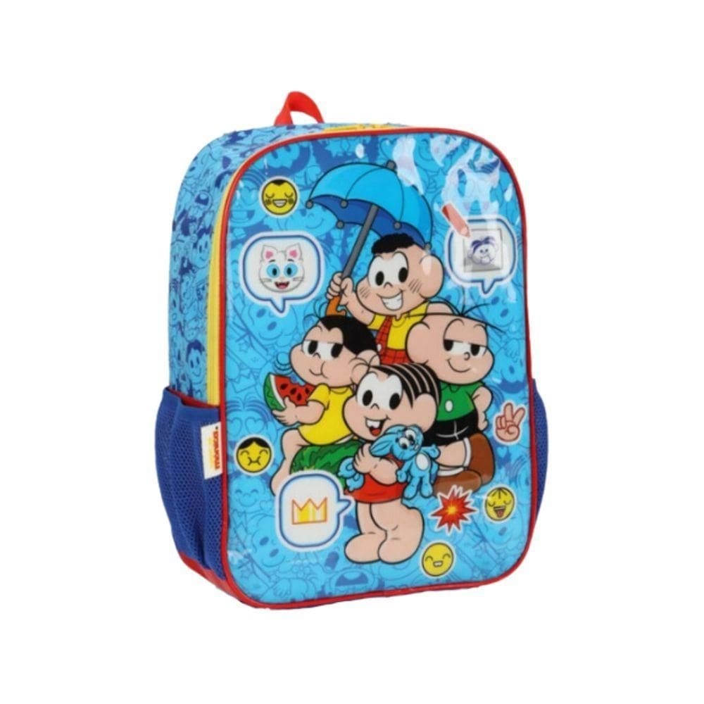 Mochila De Costas Turma Da Mônica Azul Maxlog Is39321mn0200