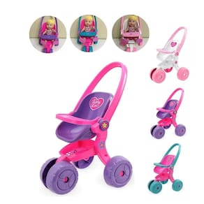 Carrinho de boneca infantil baby love diversão garantida
