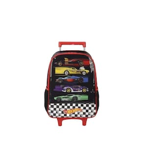 Mochila De Rodinhas Hot Wheels Preto Luxcel