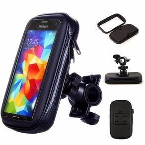 Suporte de celular para bicicleta moto guidão impermeável