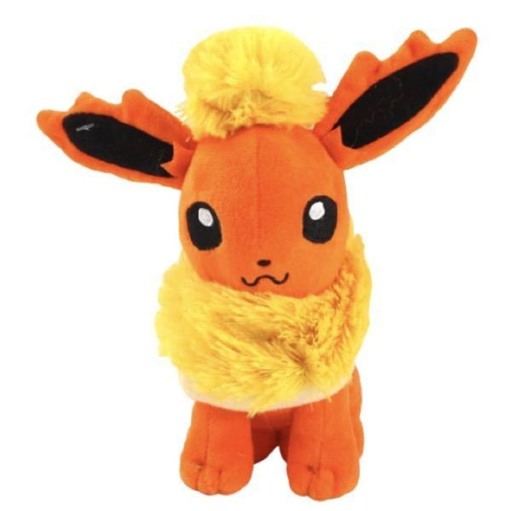 Pokemon flareon evoluções evolution eevee pelúcia 20cm