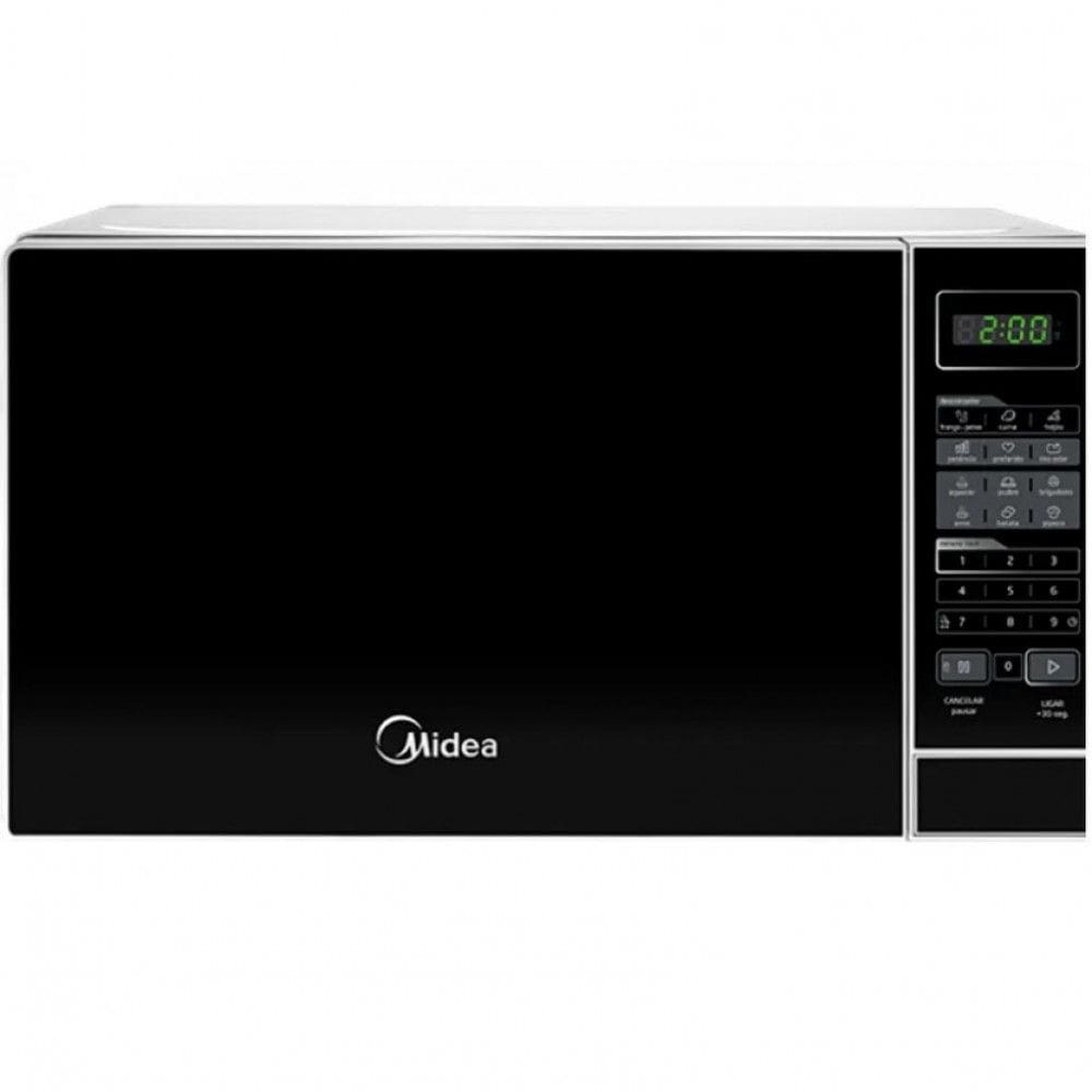 Micro-ondas Midea 20L 700W Função Tira Odor Display Digital MRAS2