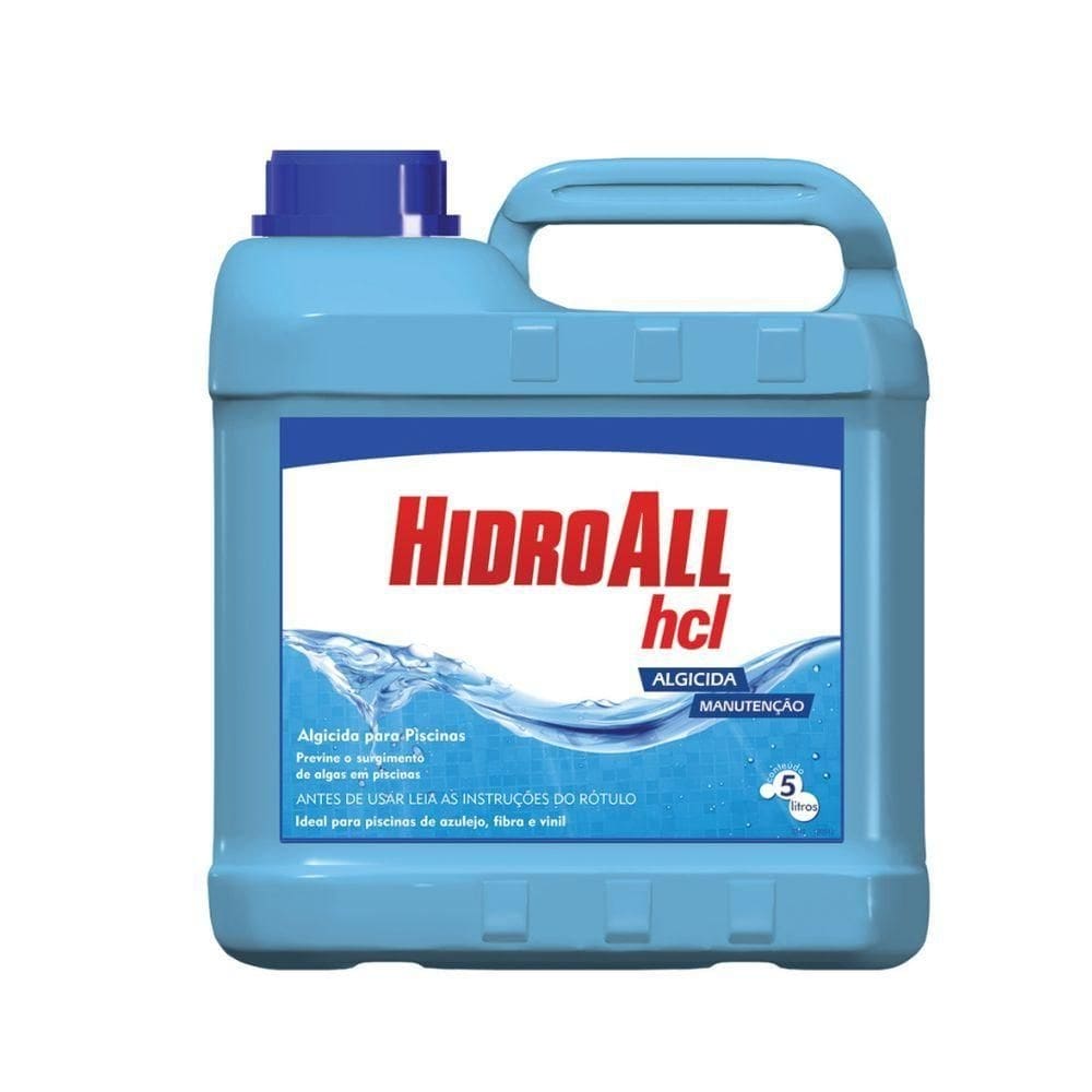 Algicida De Manutenção Hcl - Hidroall 5l