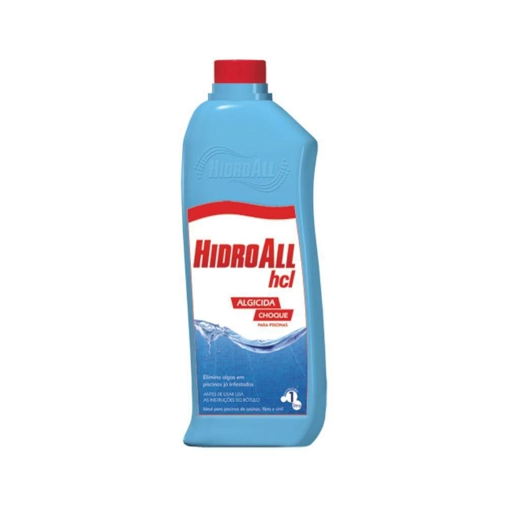 Algicida Choque Hcl - Hidroall 1l