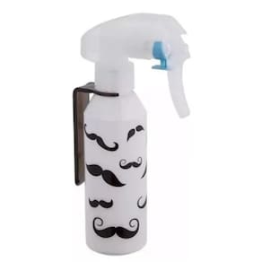 Borrifador névoa d`água barbeiro com suporte 150ml bigode