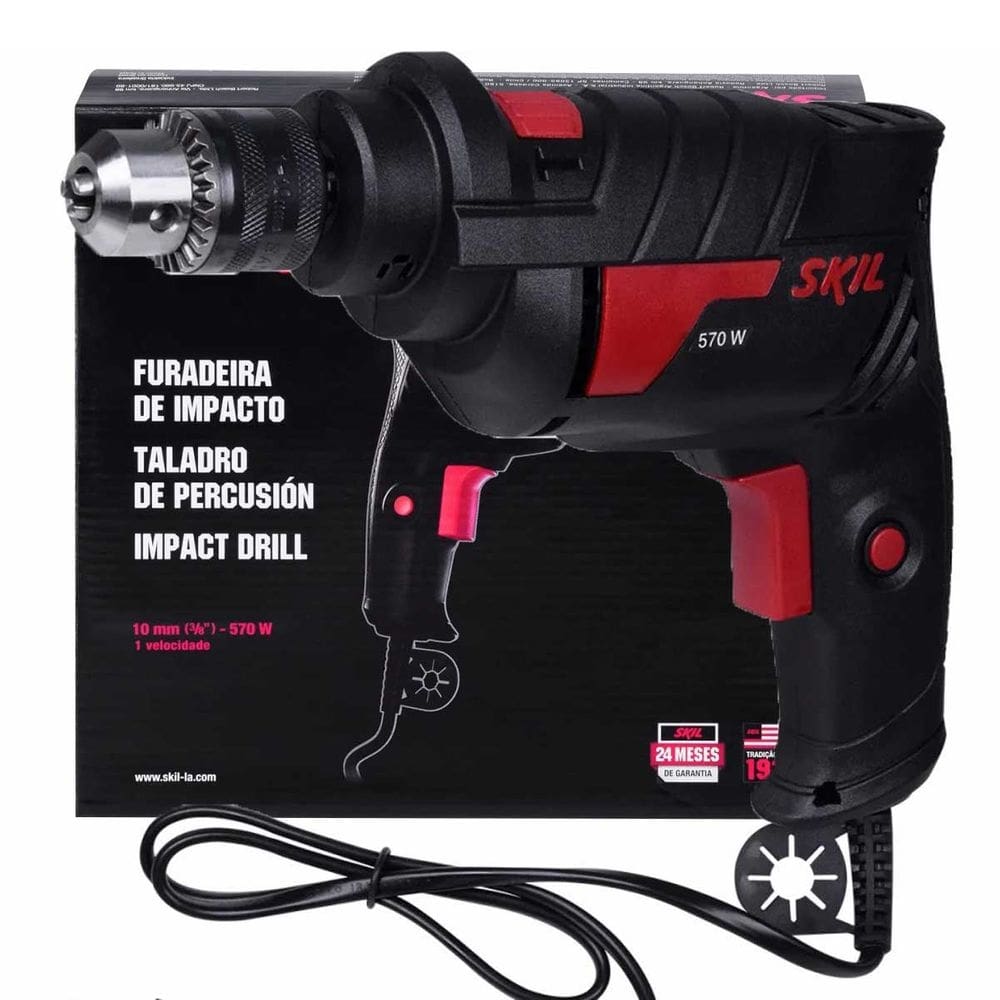 Furadeira Impacto 10mm 3/8"" 570w 220v Skil