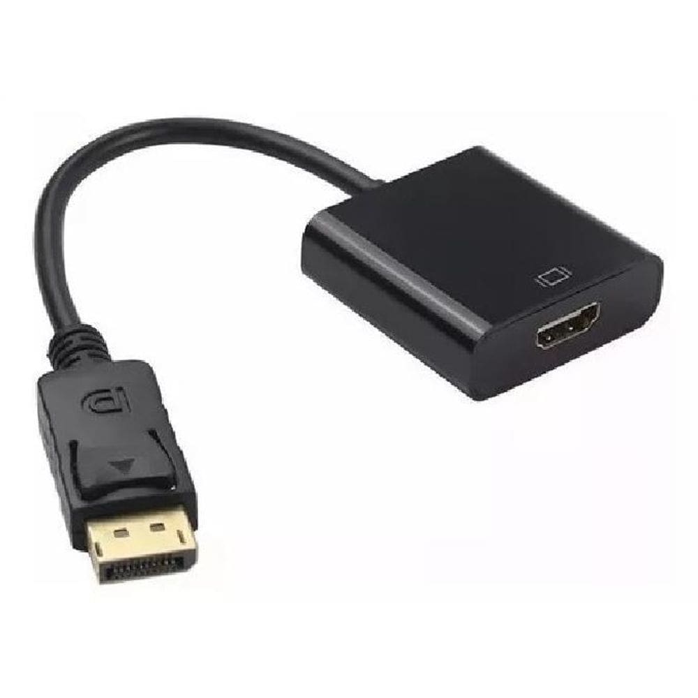 Cabo adaptador conversor display port para hdmi