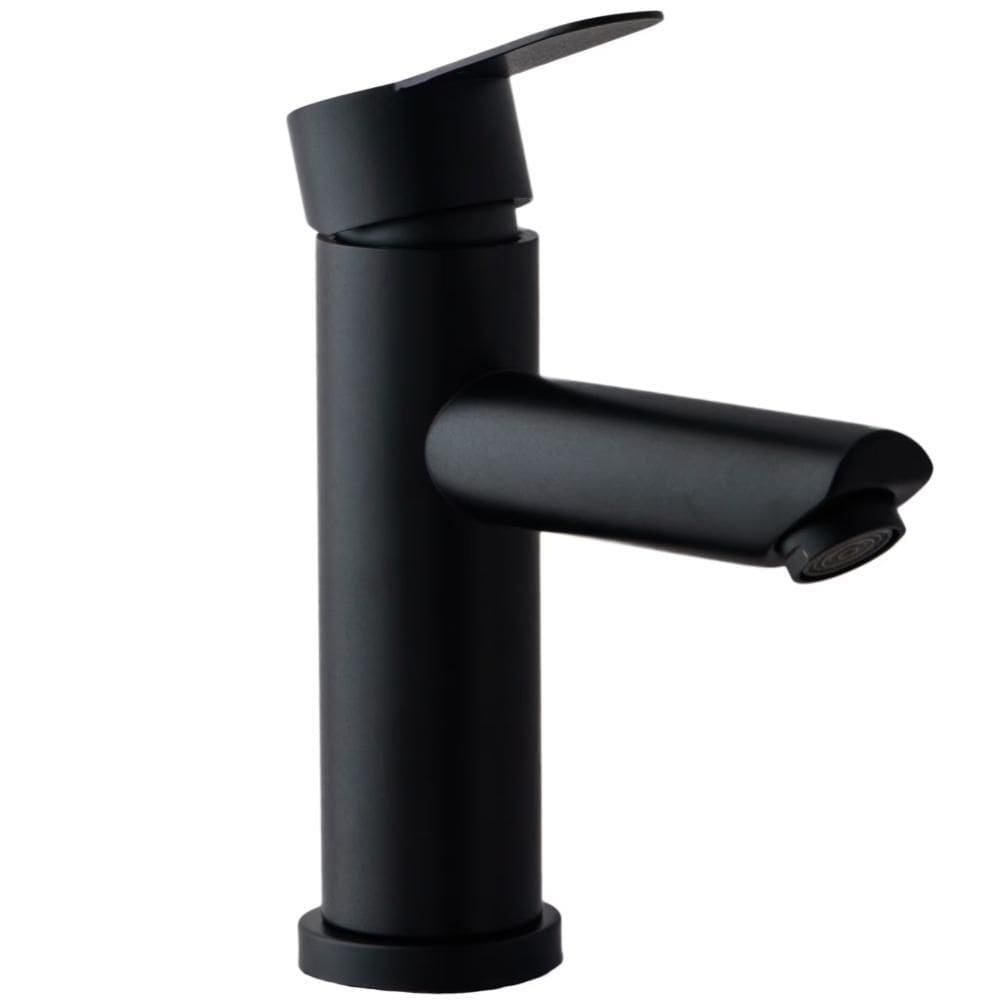 Torneira de banheiro monocomando inox preta deend 1014