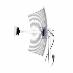 Antena Usb Parabola Aquario Usb-2010 Com 2.4 Ghz 20 Dbi
