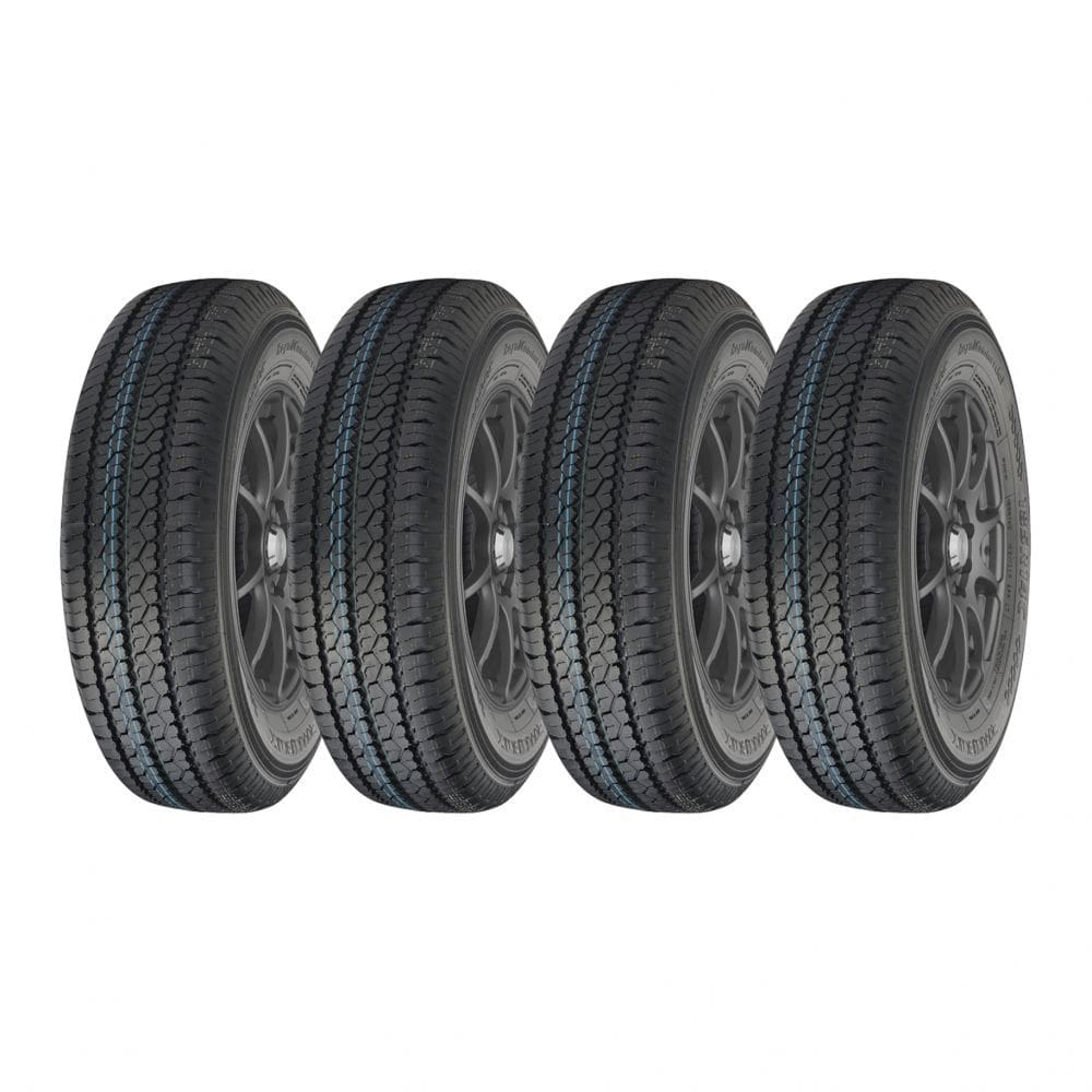 Kit 4 Pneus Royal Black Aro 14C 185R14C Royal Commercial 8 Lonas 102/100R