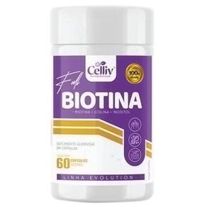 Biotina full 60 caps 500 mg biotina, colina e inositol