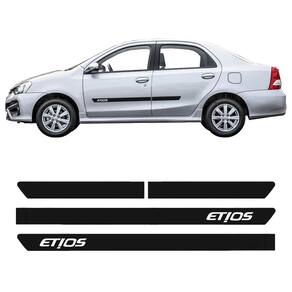 Friso lateral toyota etios sedan todos anos com nome 5073a
