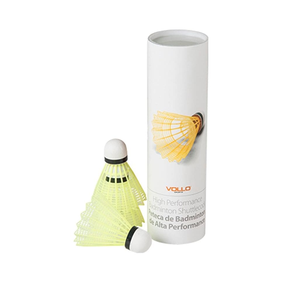 Peteca badminton de nylon e cortiça 6 unidades vb600 vollo