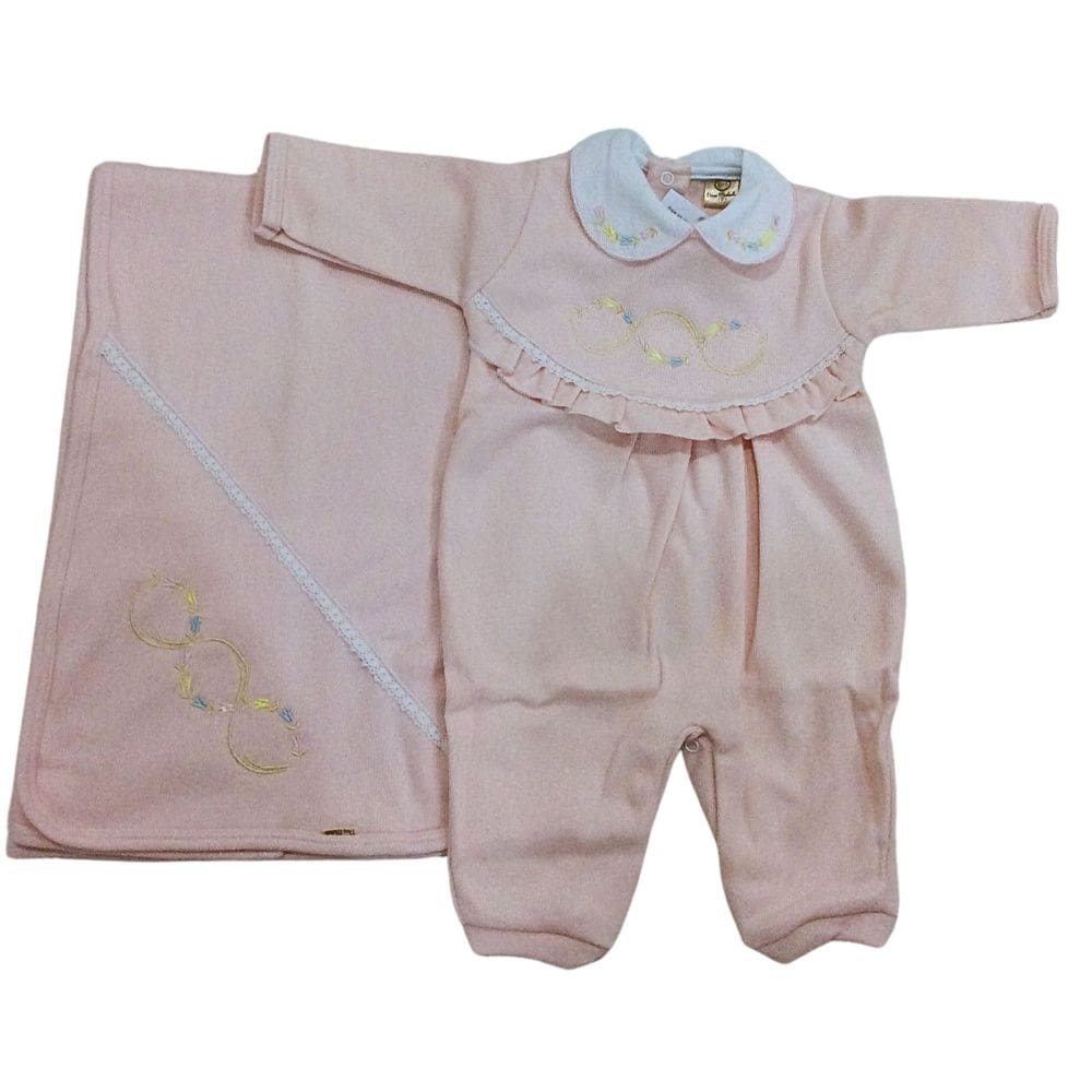 Saida Maternidade Doce Melado Fem Rosa e Cru