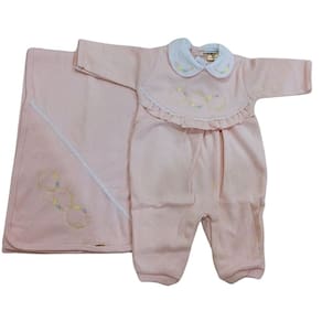 Saida Maternidade Doce Melado Fem Rosa e Cru